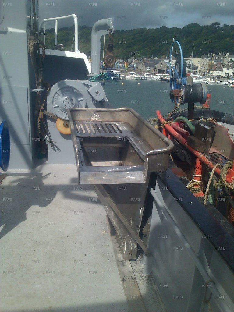 Trawl doors, whelk tables, fish washers,
